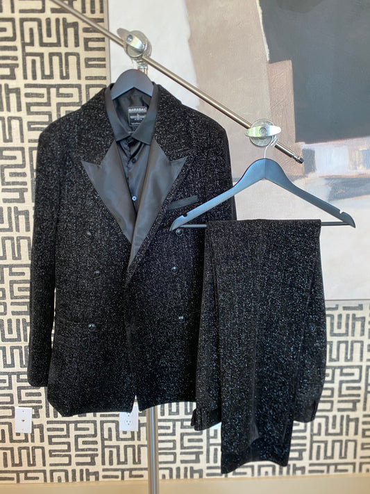 Black Fashion suit